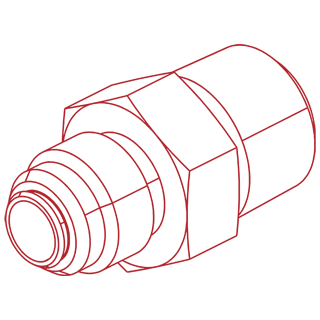 37° JIC Flare O-Ring Adapters